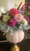 Pink Pumpkin Arrangement with Blooming Shed Spokane Valley